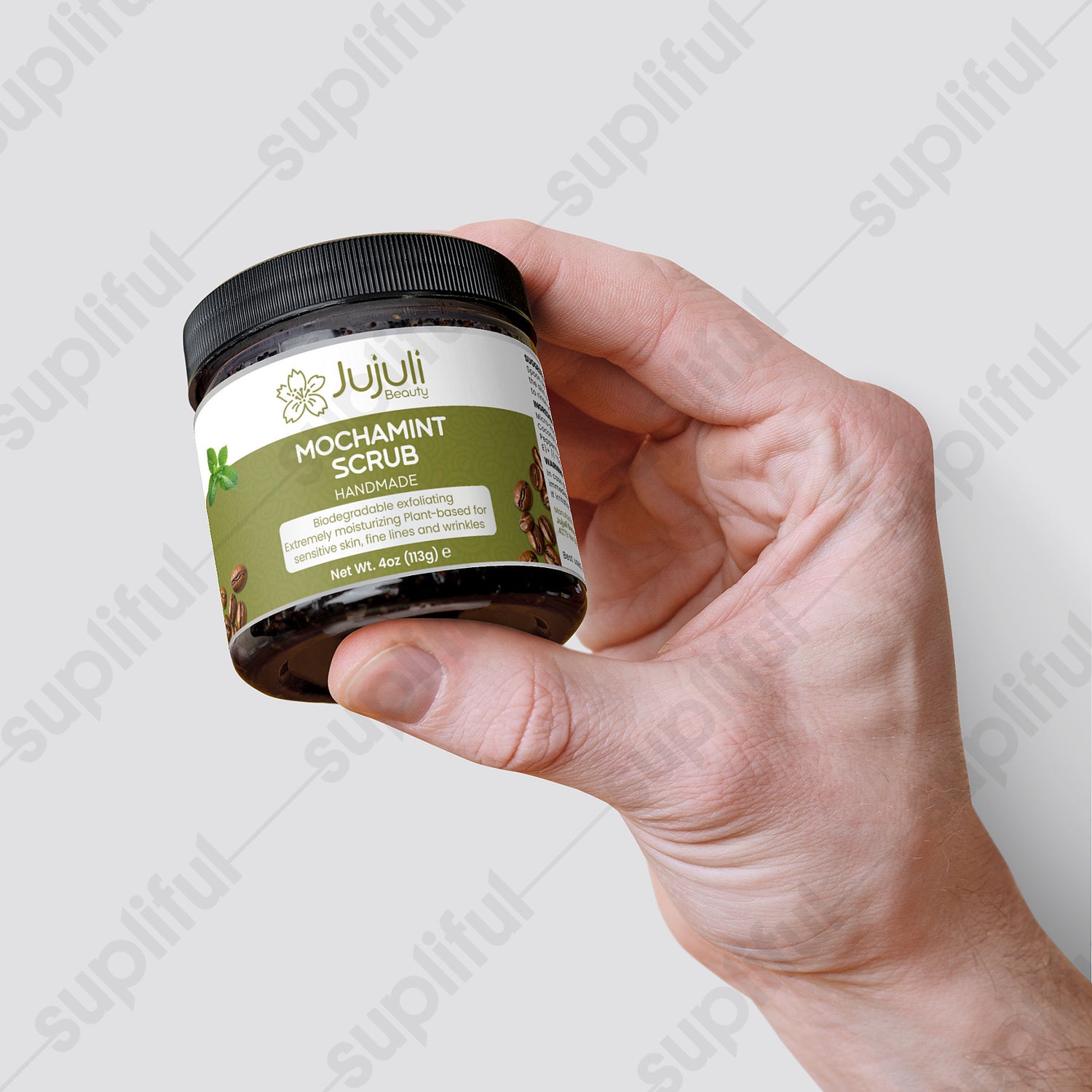 Peppermint Coffee Scrub